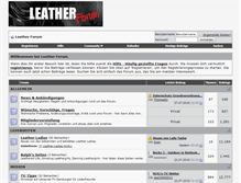 Tablet Screenshot of leather-forum.com